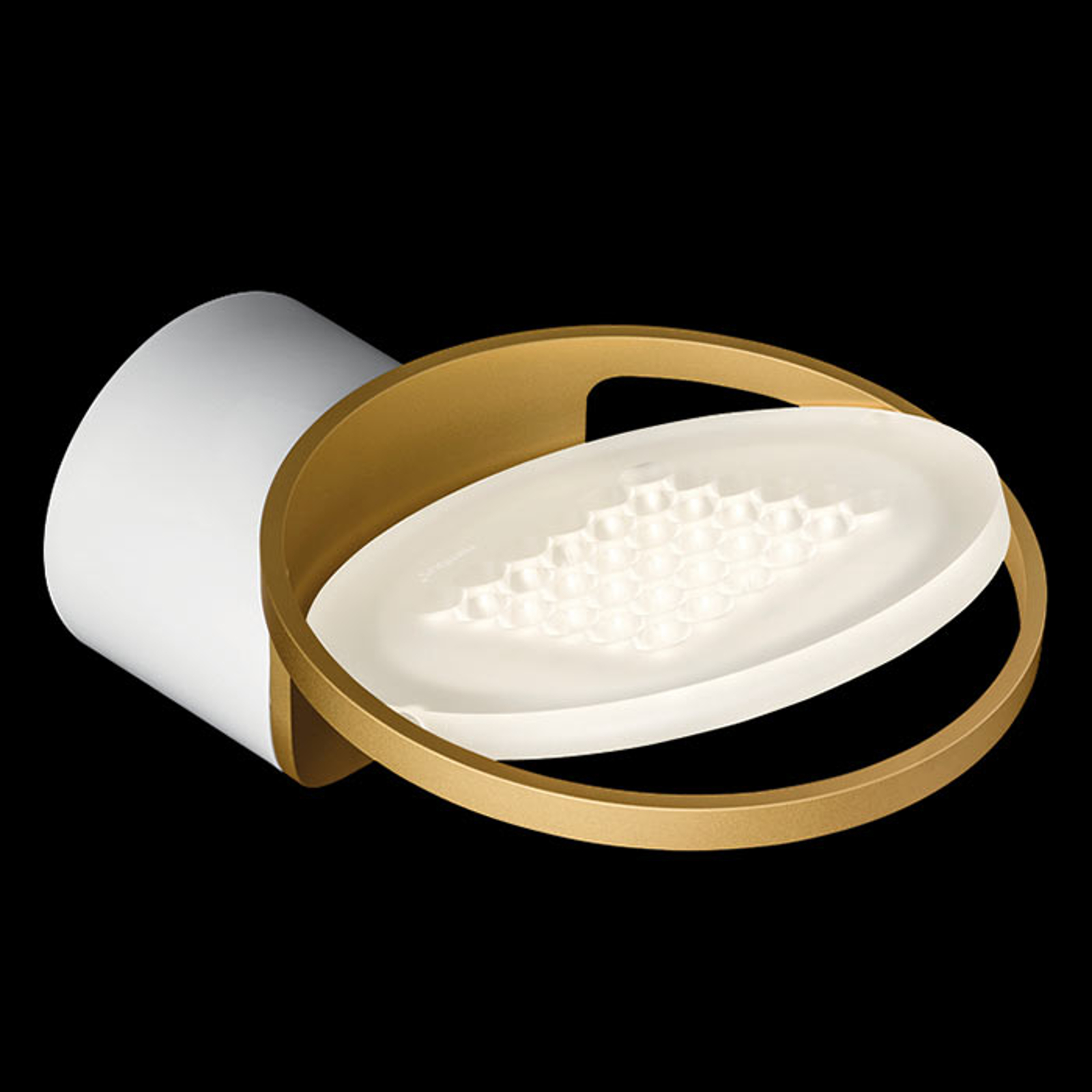 Nimbus Rim R 36 LED-vägglampa dimmer, guld