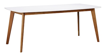 Olivia Matbord Vit/Ek 90x190 cm