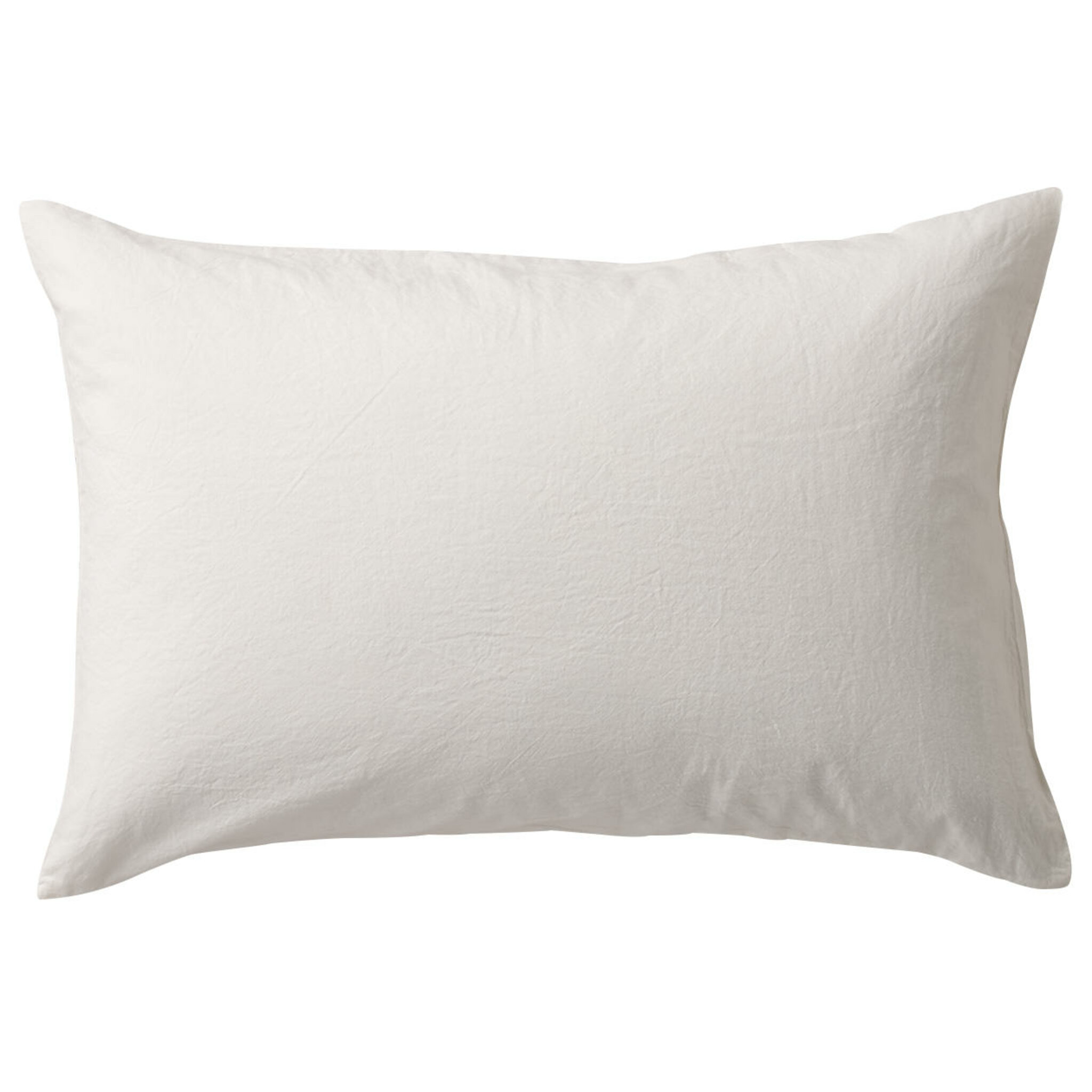 Soft Washed Organic Cotton Pillowcase, 43x63 cm