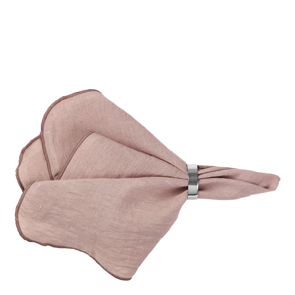 Broste Copenhagen - Gracie Tygservett 45x45 cm Rosa