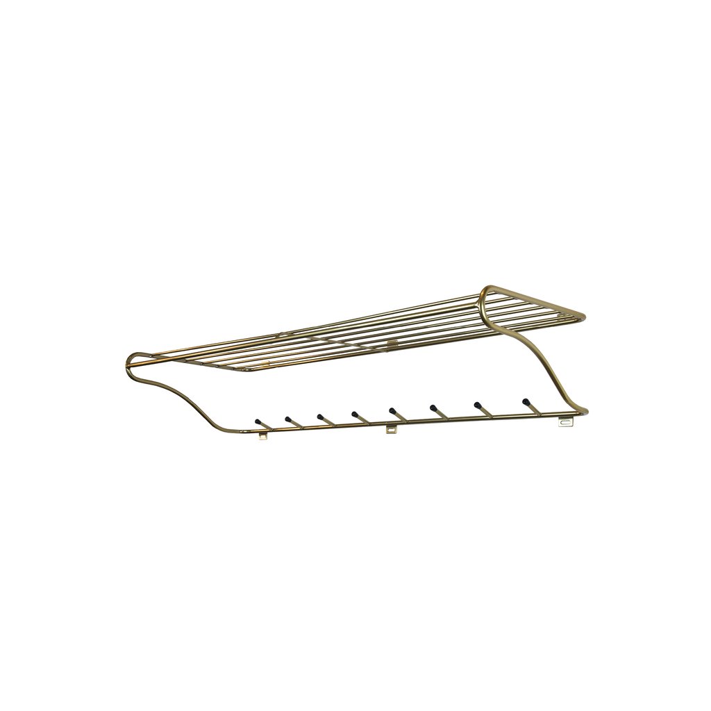 Hatthylla Hat Rack Large mässing, Maze