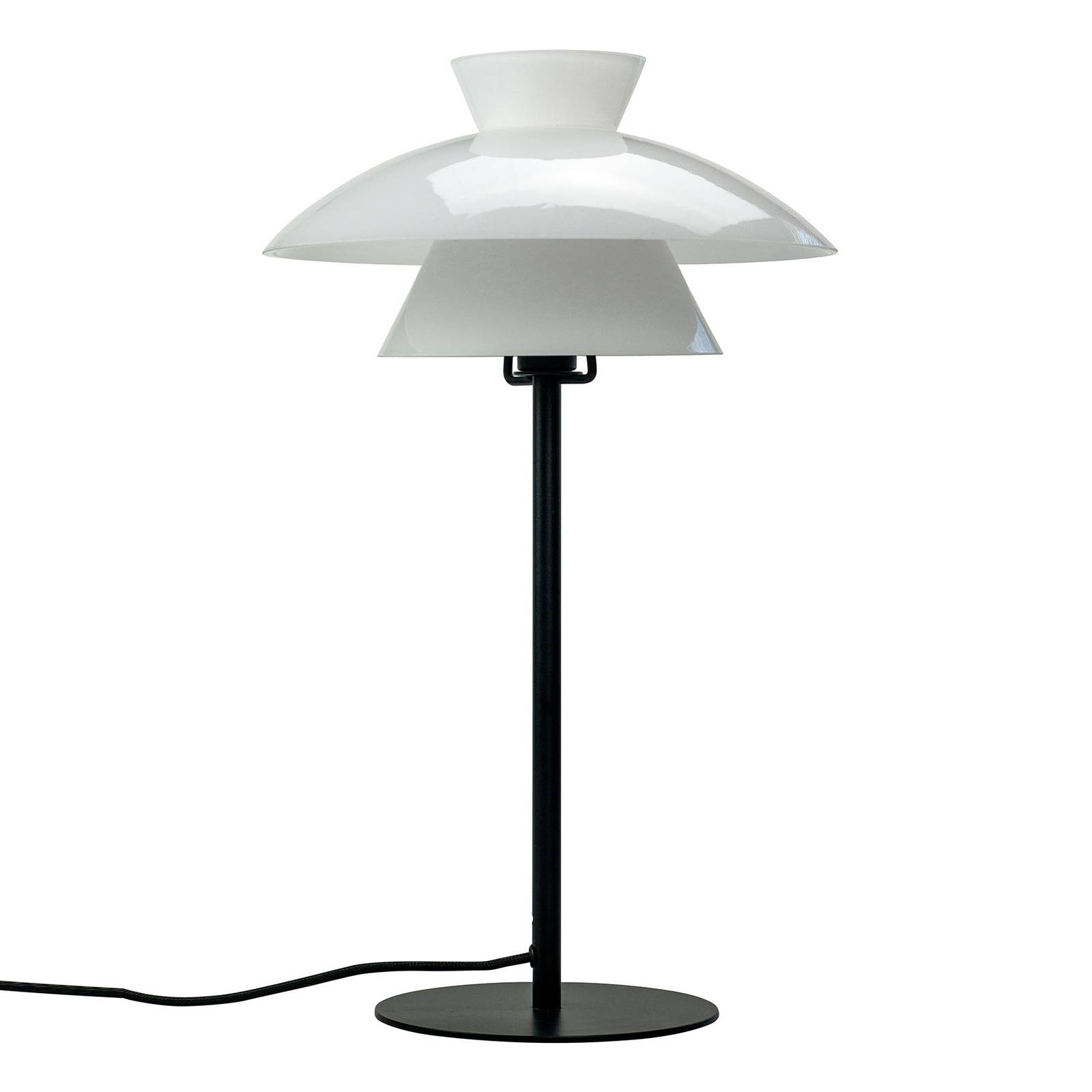 Dyberg Larsen Valby bordslampa skärm tredelad