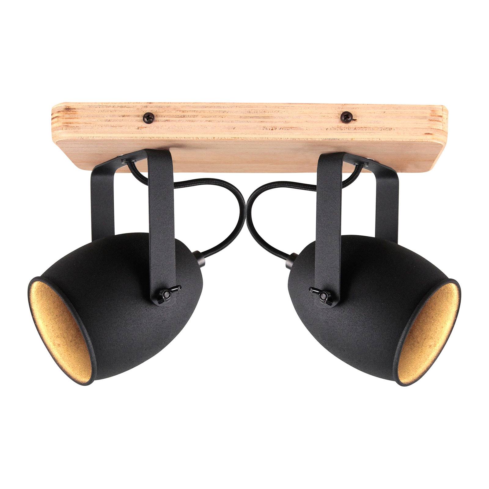 Taklampa Crowton, 2 lampor