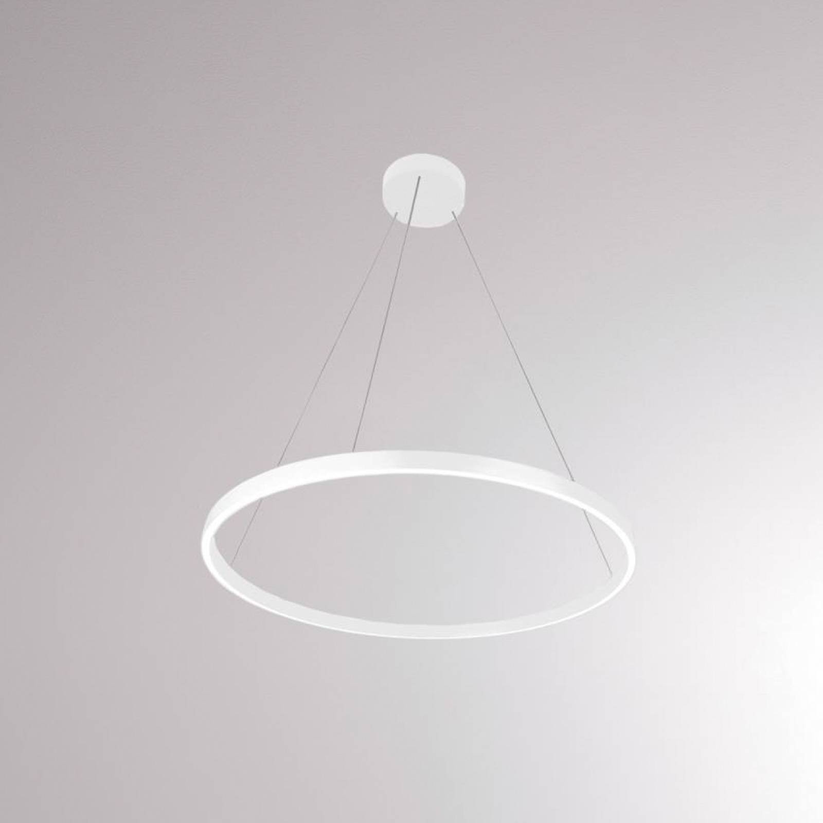LOUM Perfora M LED-pendellampa Ø 60 cm vitt