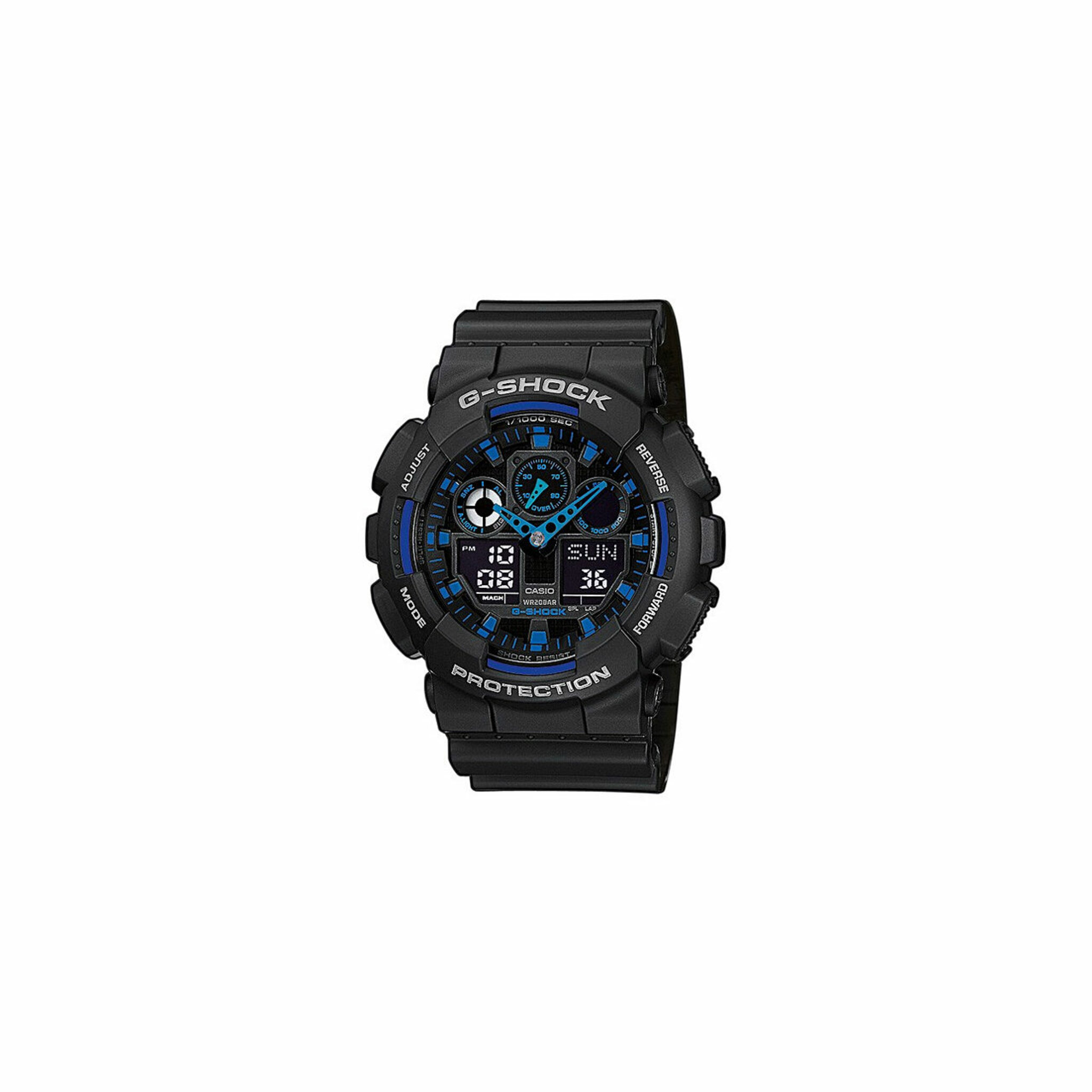 Ga-100-1a2er, Quartz, 51mm, 20atm, black