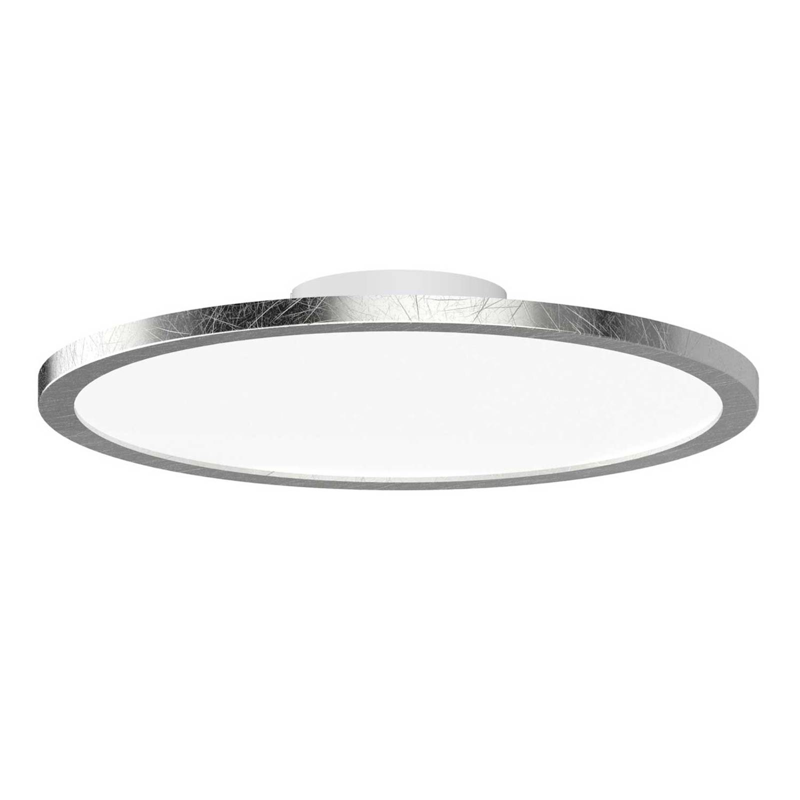 Lightme LED-taklampa Aqua Ø 30,2 cm bladsilver