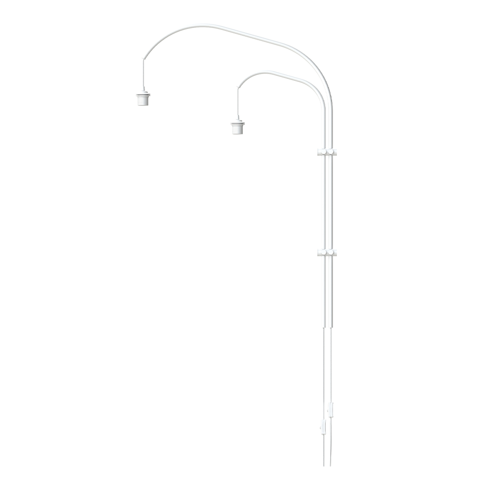 Umage - Willow Double Väggstativ 123 cm Vit