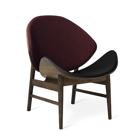 The Orange Lounge Chair Dark bordeaux/Black Smoked Ek