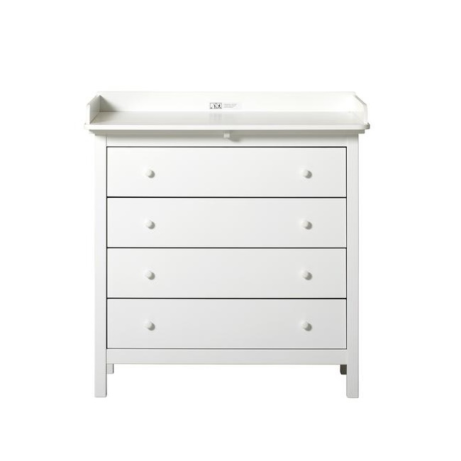 Skötbordsbyrå Seaside fyra lådor vit, Oliver Furniture