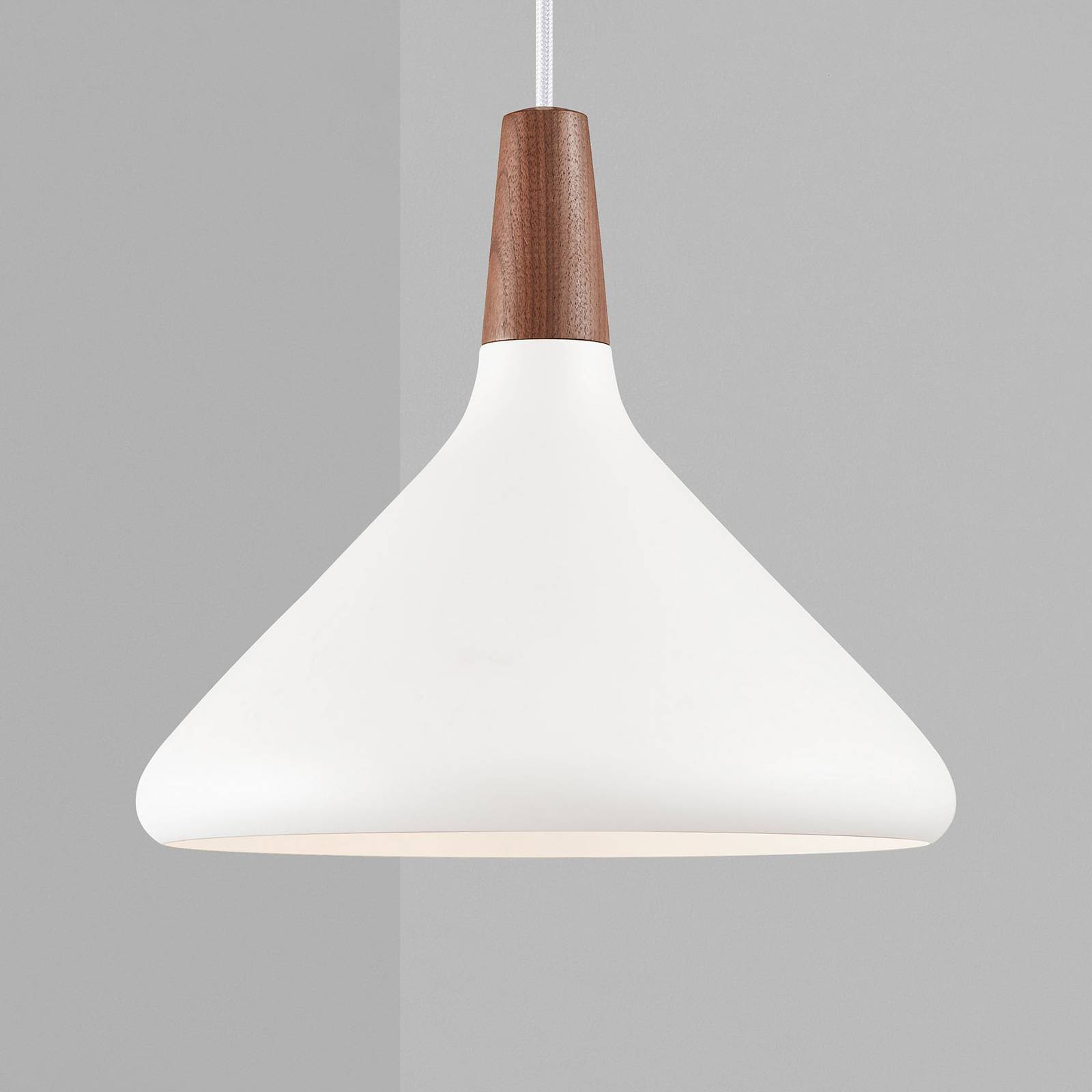 Hänglampa Nori Ø 27 cm, vit