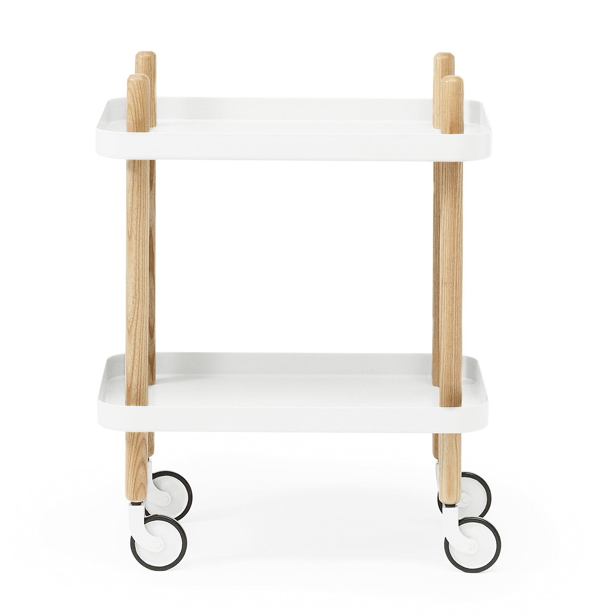 Normann Copenhagen Serveringsvagn Block vit/ask