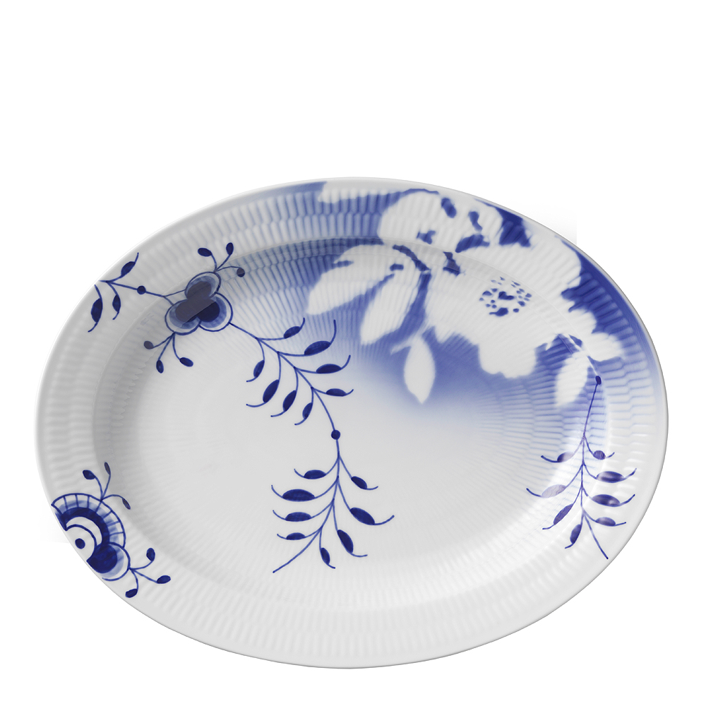 Royal Copenhagen - Mega Rose Fat 36,5 cm Blå
