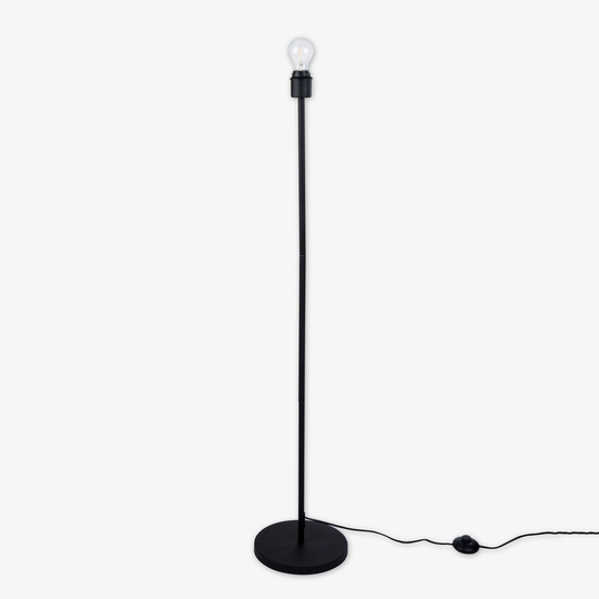 Lampfot Golv 123cm Svart
