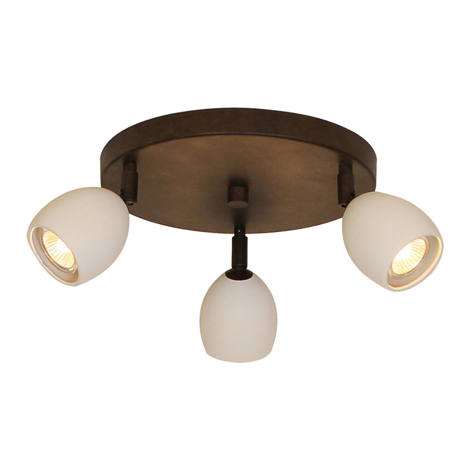 Menzel Provence matt taklampa 3 lampor rund