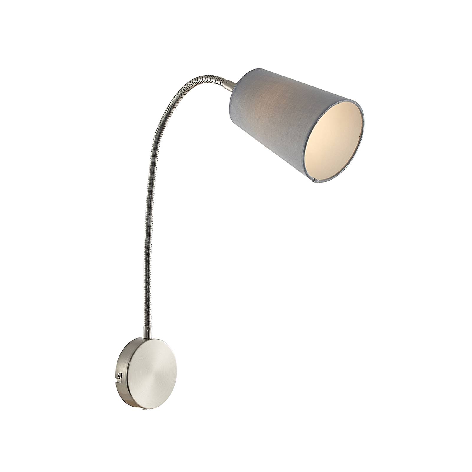 Lindby Kornel vägglampa med tygskärm