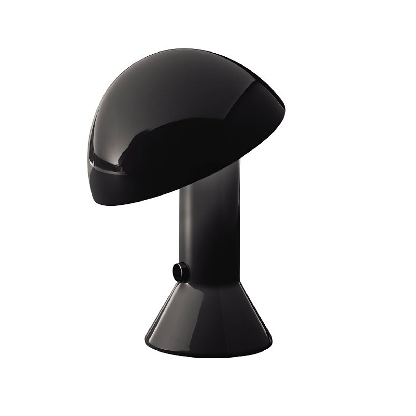 Svart designerbordslampa ELMETTO