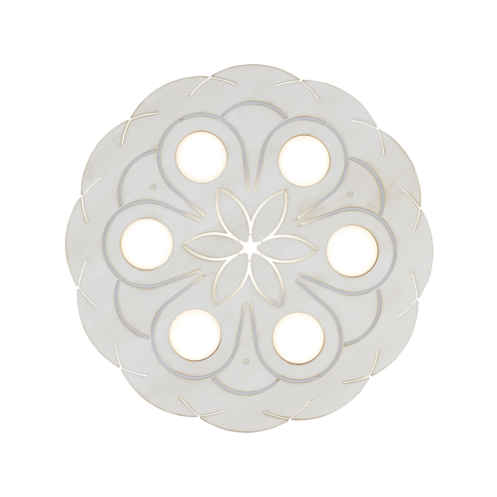 Taklampa 3531/6PL, savana white, 6 lampor