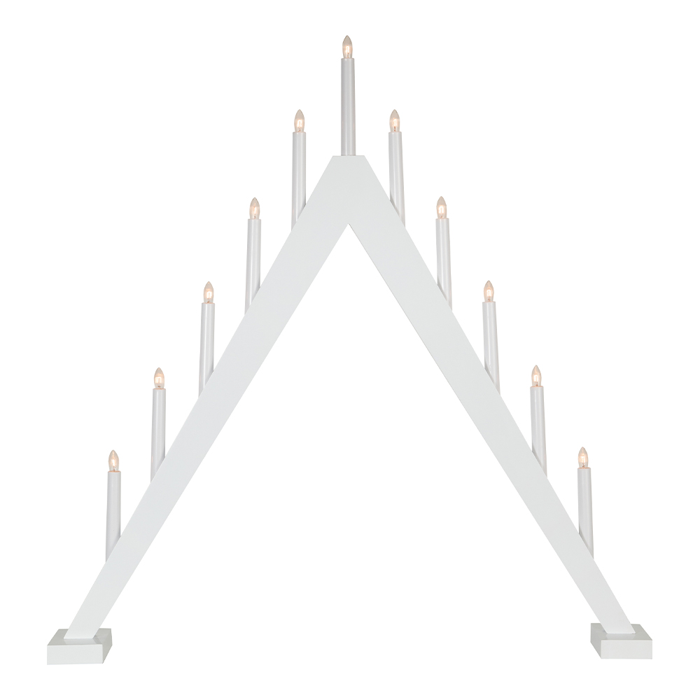Star Trading - Star Trading Trill Adventsljusstake 79cm Vit