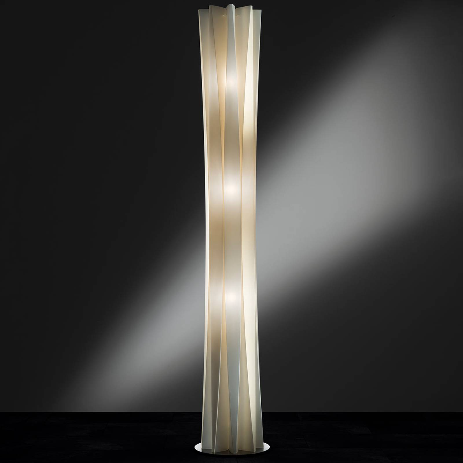 Slamp Bach, golvlampa, höjd 184 cm, guld