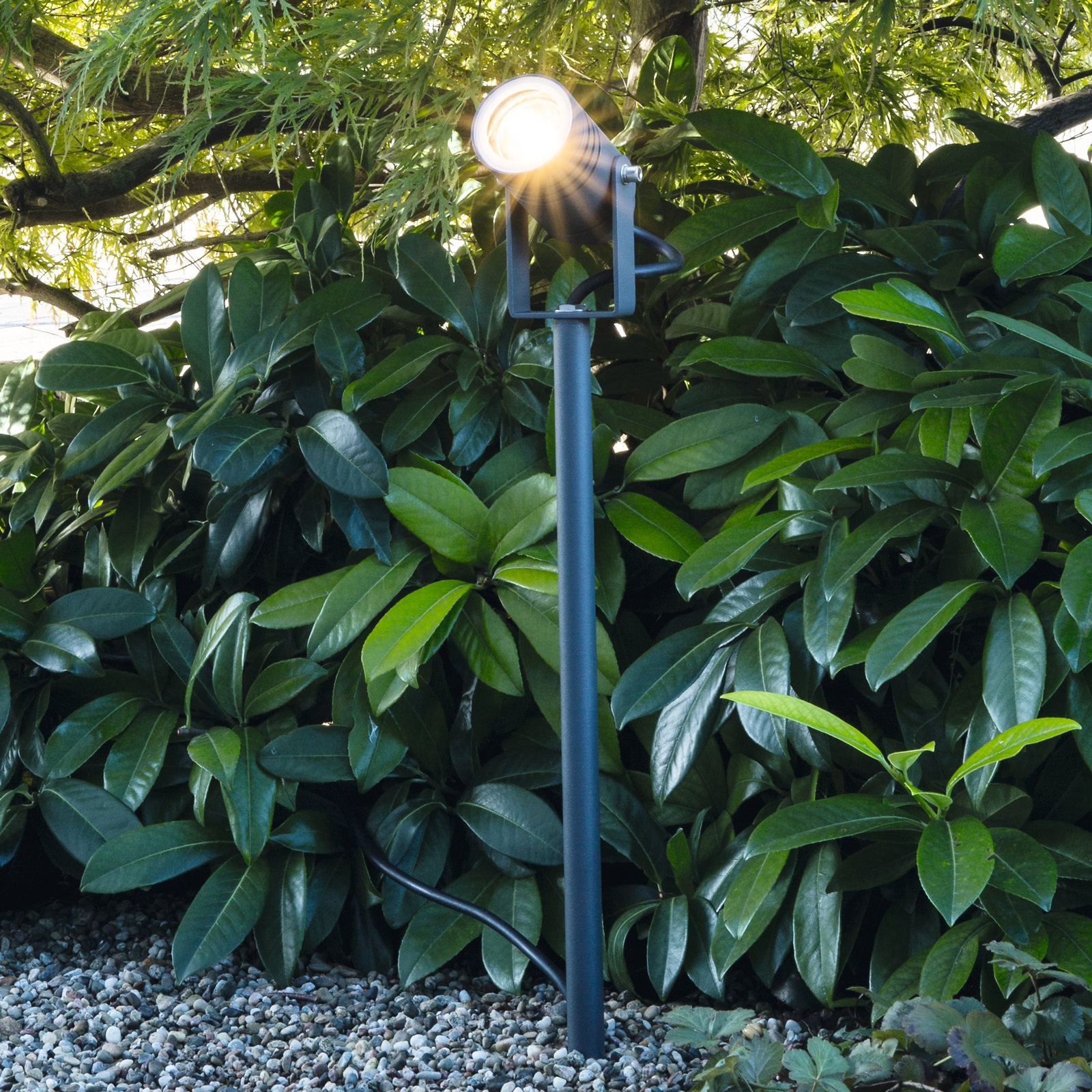 Markspettspotlight Levanza svängbar IP65