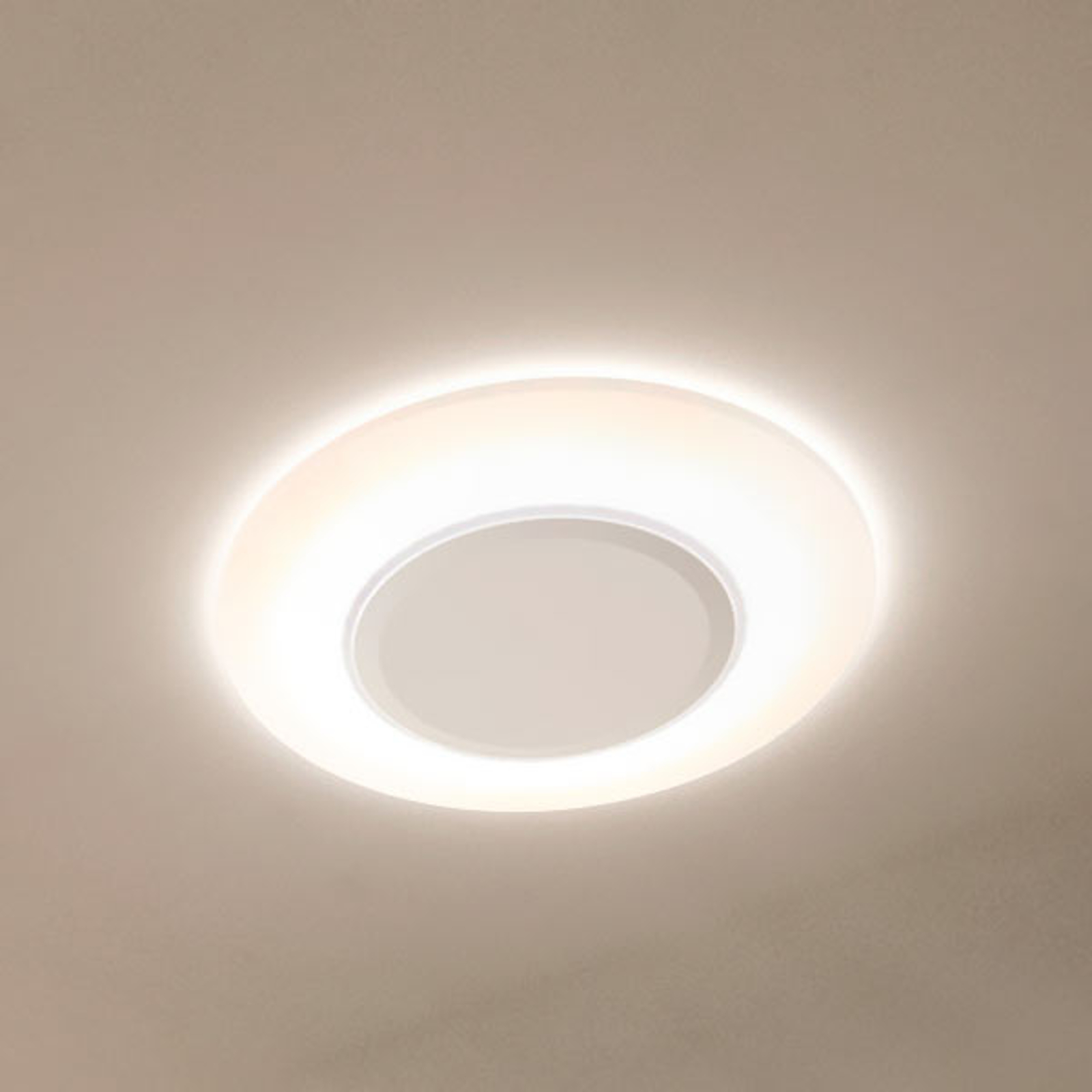 LEDVANCE Ring LED-taklampa, vit, 28cm