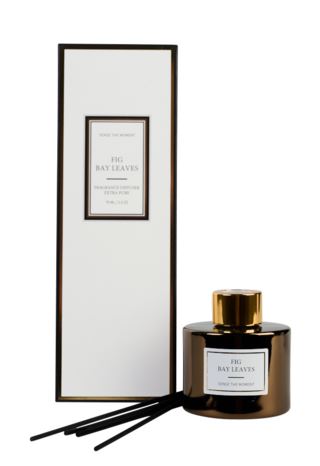 Fig bay leaves metallic doftpinnar vit