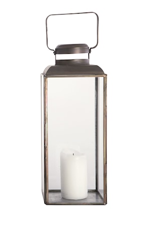Ljuslykta Vintage 36 cm Svart
