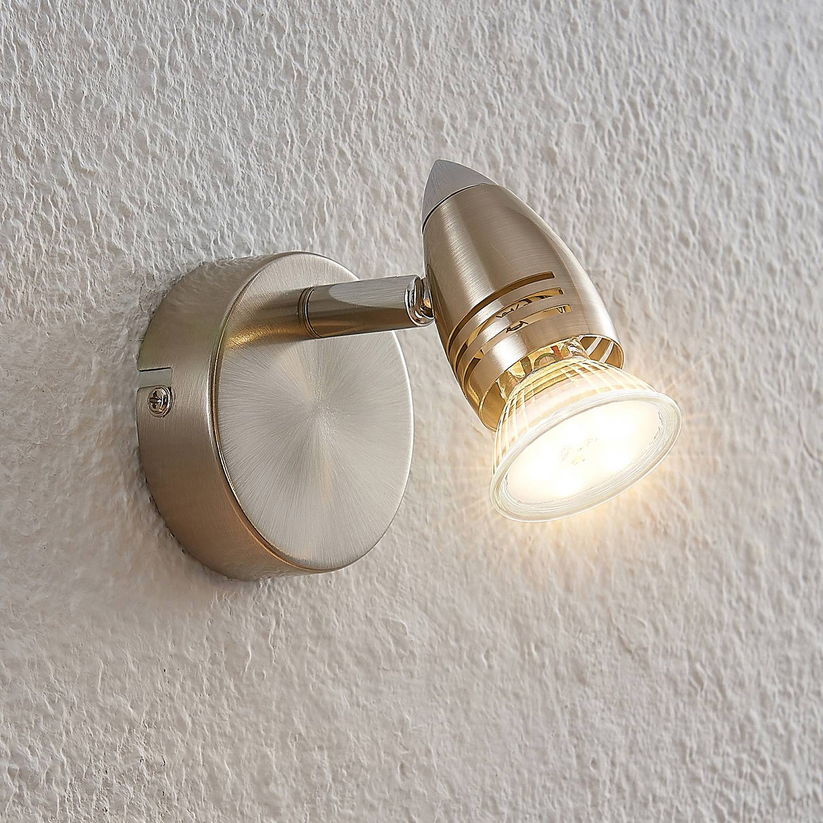 ELC Kalean LED-spotlight, nickel, 1 lampa