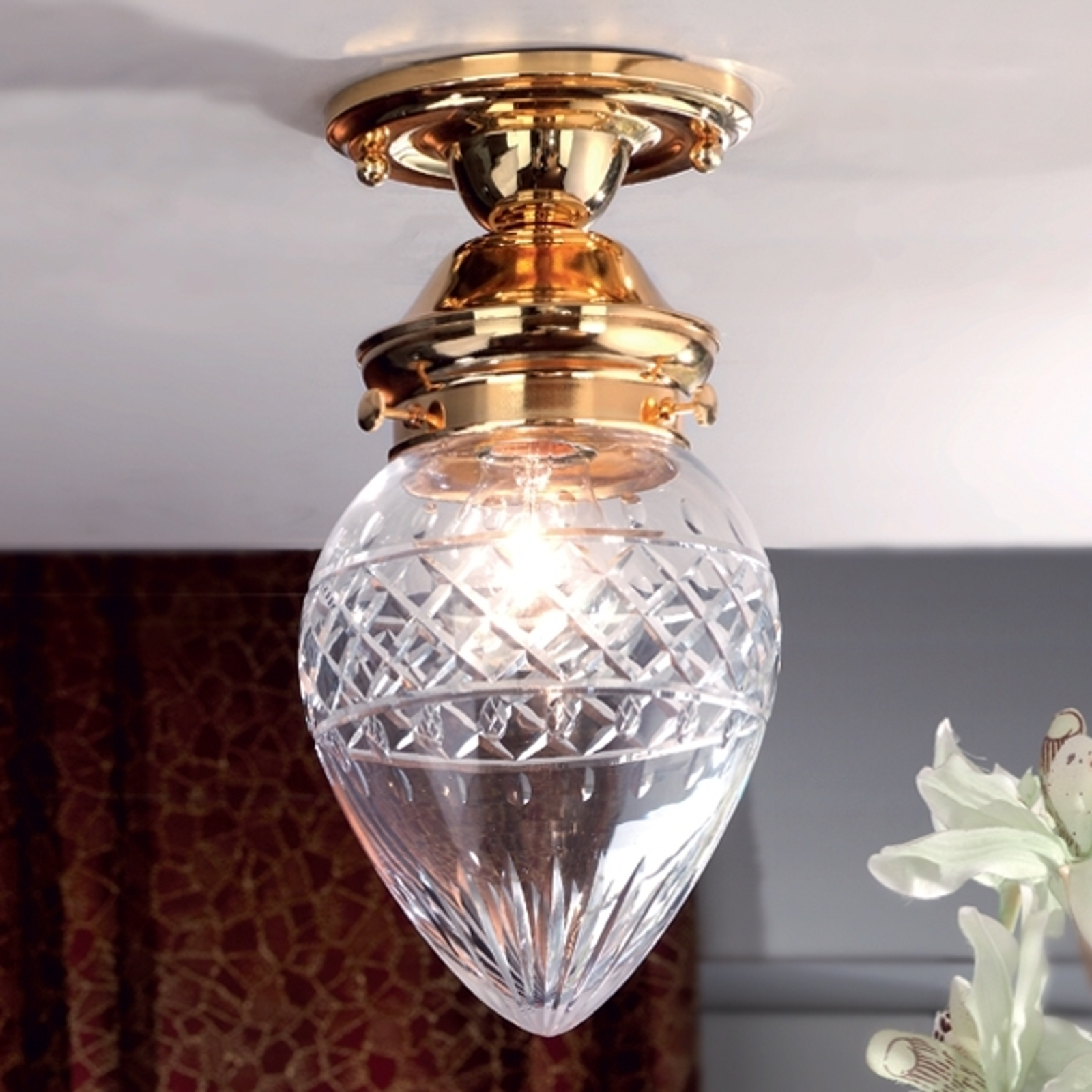 Skålformad taklampa BUDAPEST, Ø 15 cm