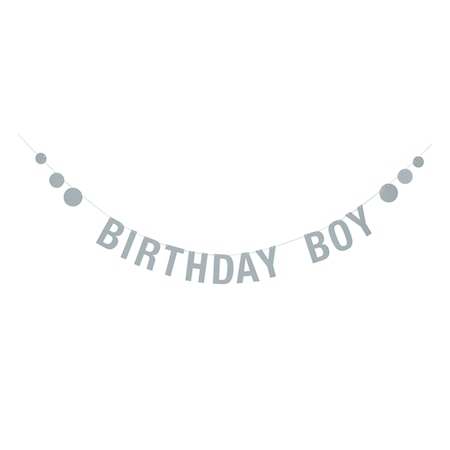 Girlang Birthday - Blå