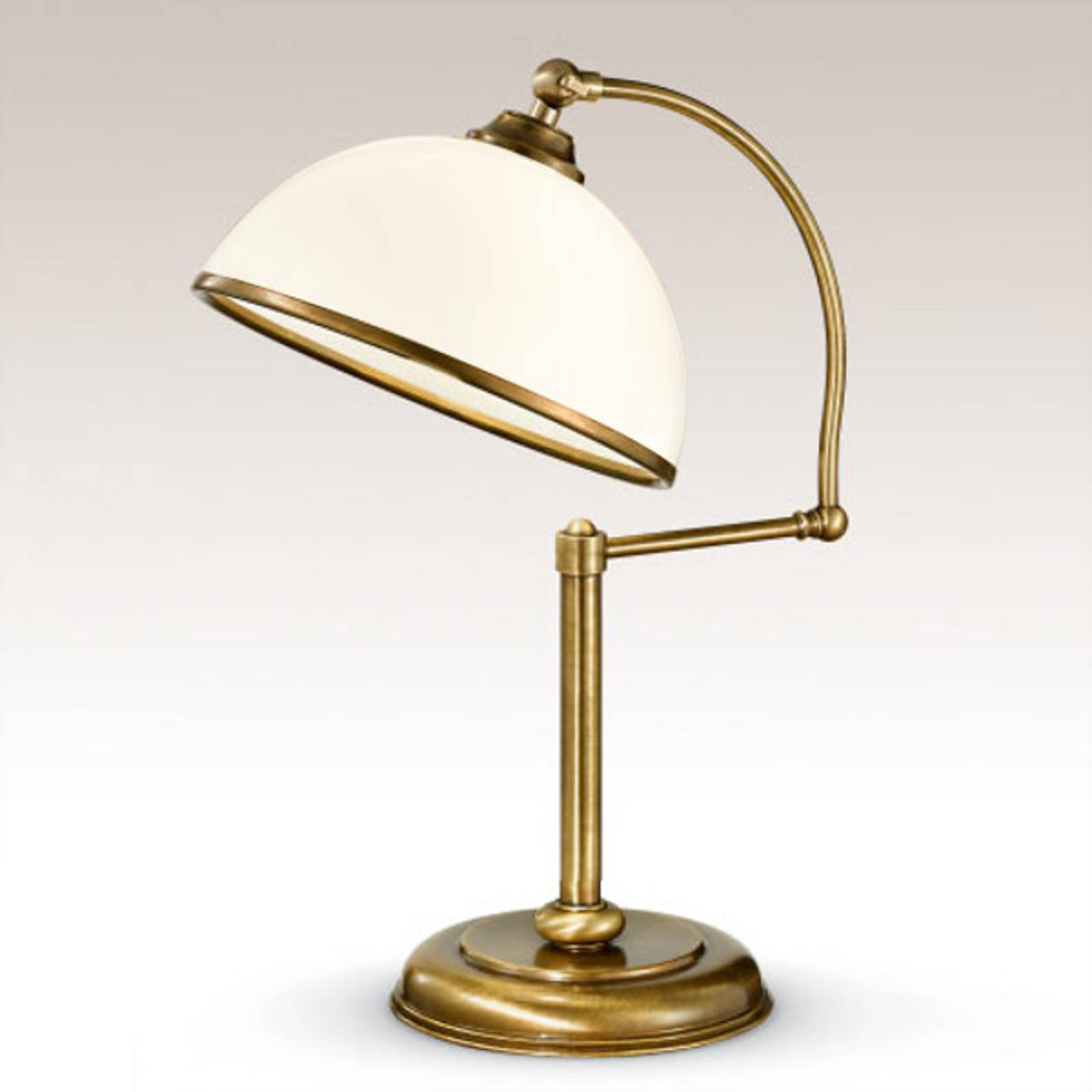 Riktbar bordslampa La Botte, vit