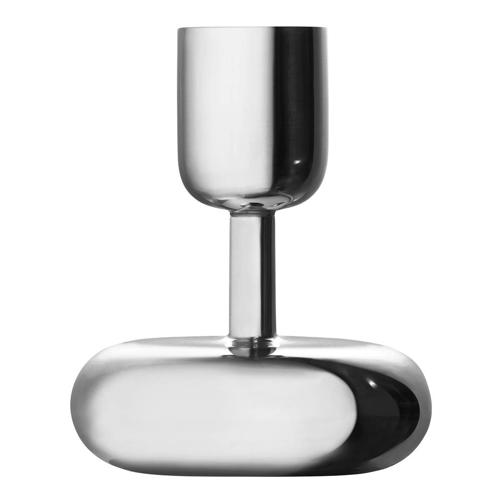 Iittala - Nappula Ljusstake 10,7 cm Stål