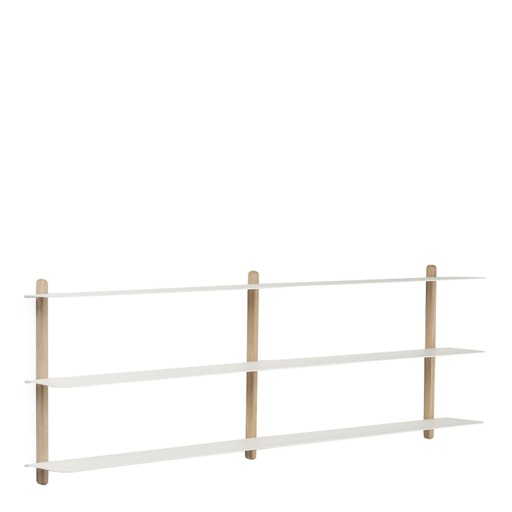 Gejst - Nivo Hylla D 118 cm Ljus ek/Vit