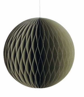 Honeycomb L Ø18 cm armygrön, House Doctor