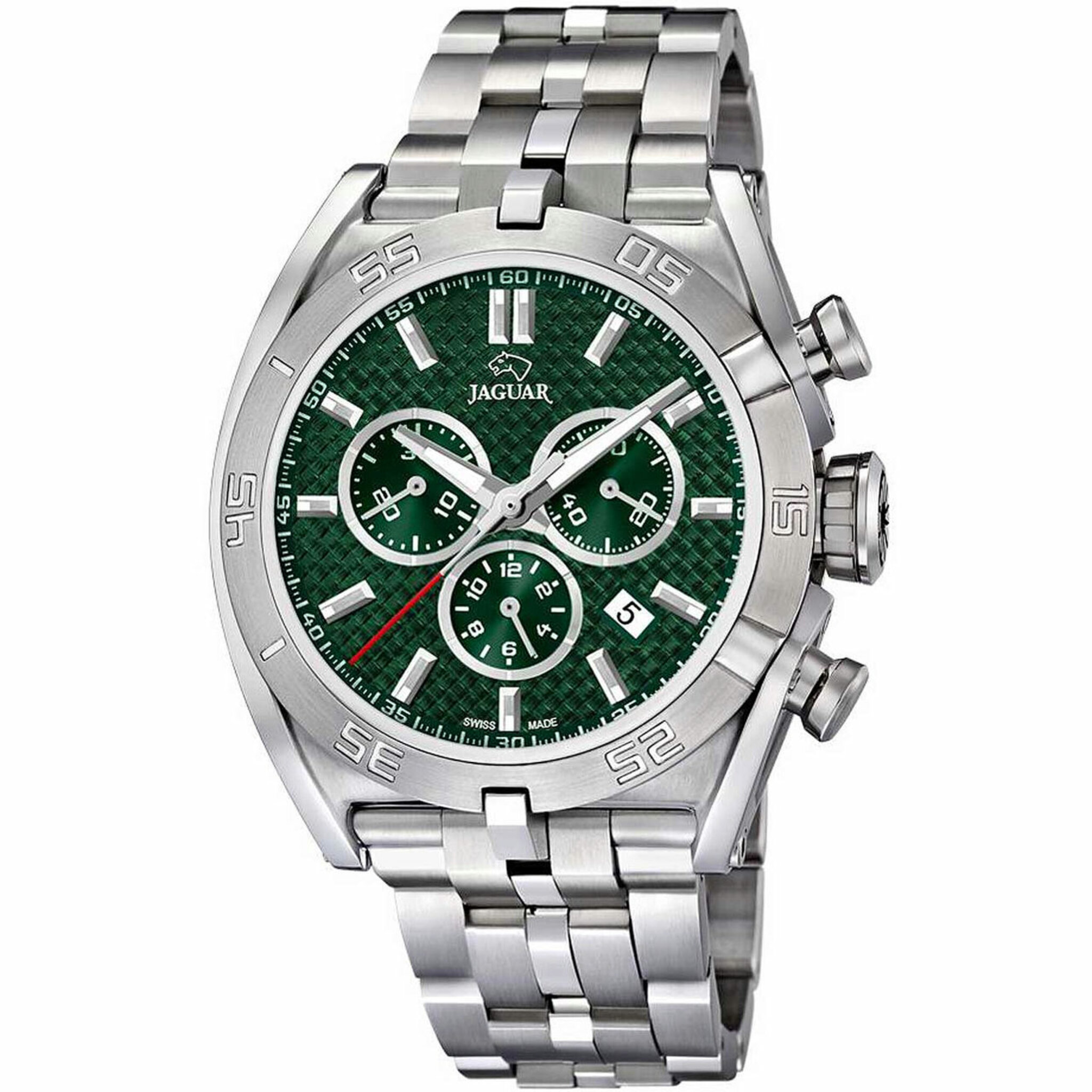 J852/5, Quartz, 45mm, 10atm, silver