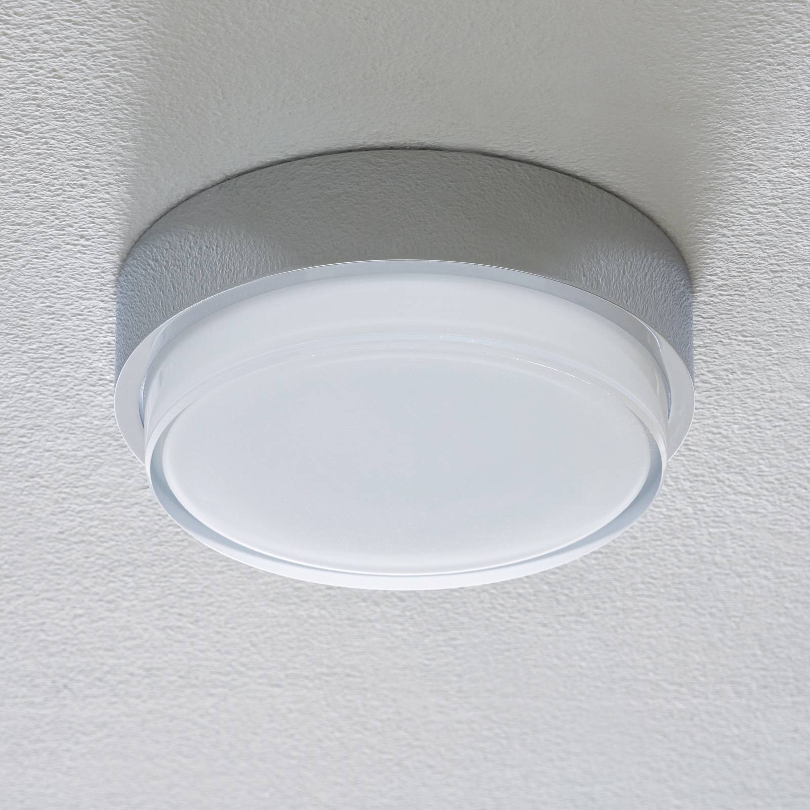 BEGA 50536 LED-taklampa 930 krom Ø 21 cm