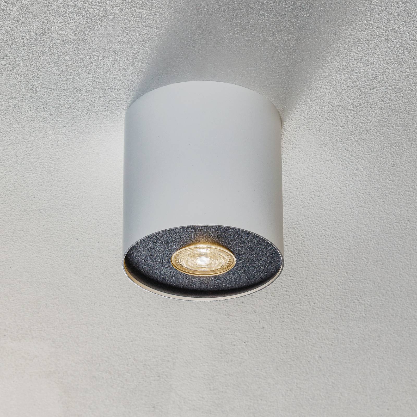 Takspotlight Point M av metall, vit