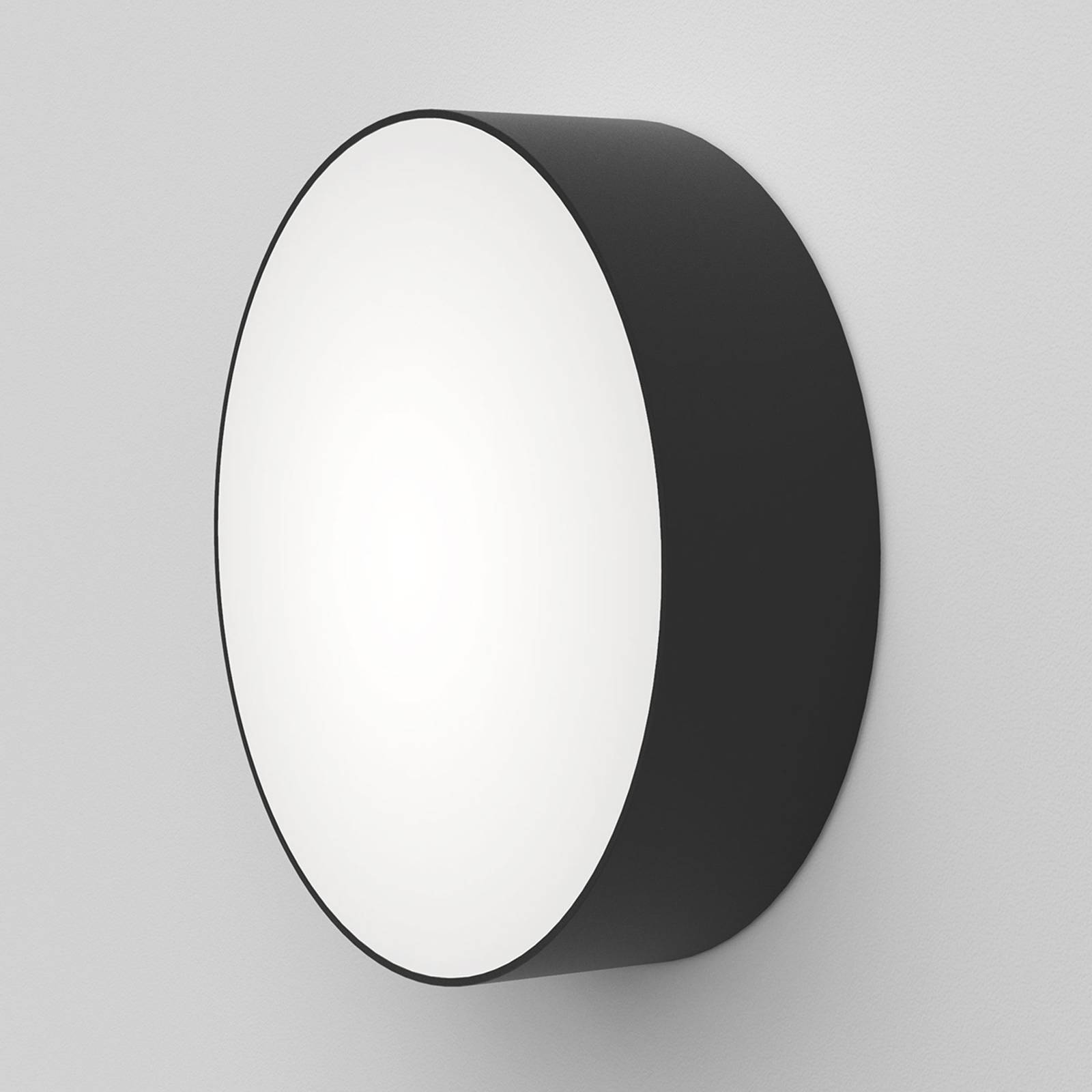 Astro Kea Round 250 LED-vägglampa svart