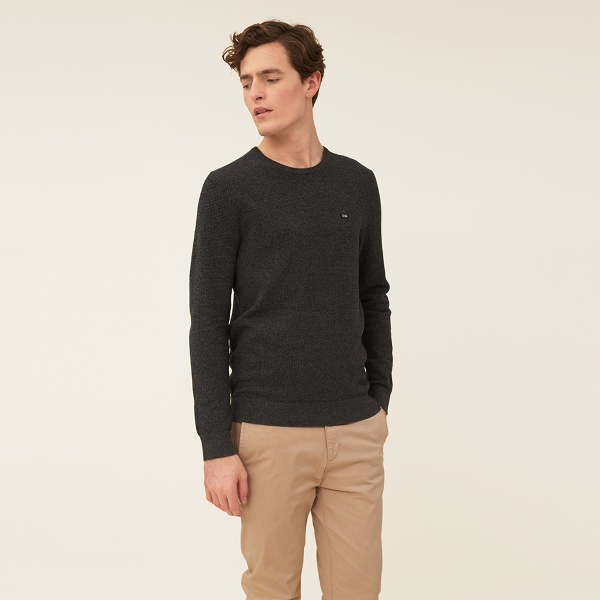 Graham Organic Cotton Crew Neck Sweater