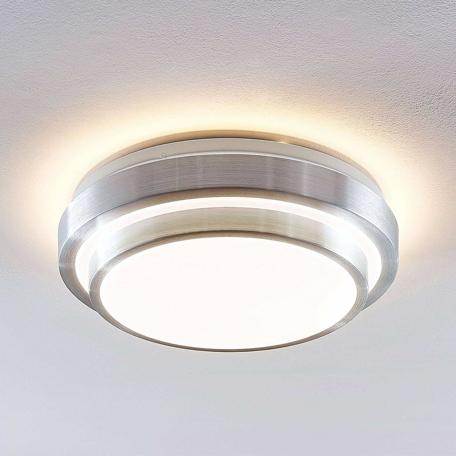 Lindby Naima LED-taklampa, rund, 34 cm