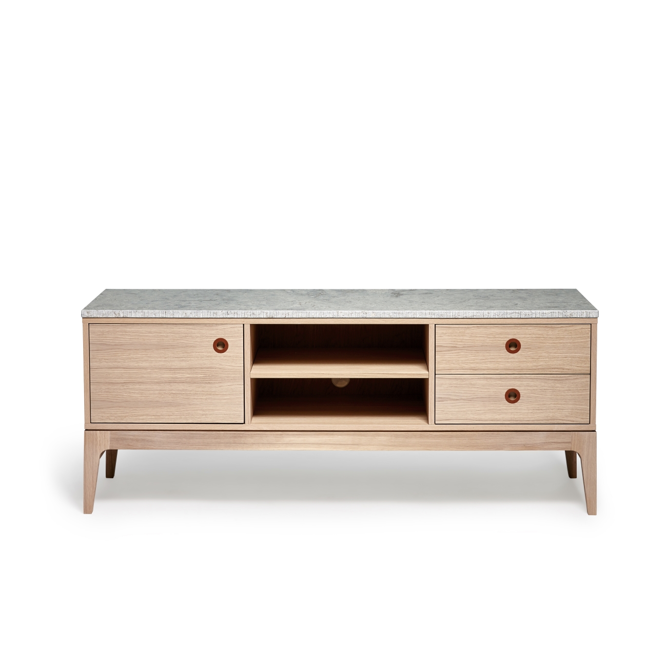 Höllviken TV-bänk 150 cm ek/ kalksten, Mavis