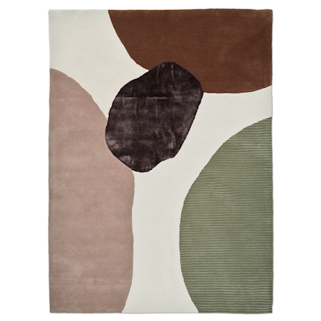 Topaz Matta Ivory/Green 170x230 cm