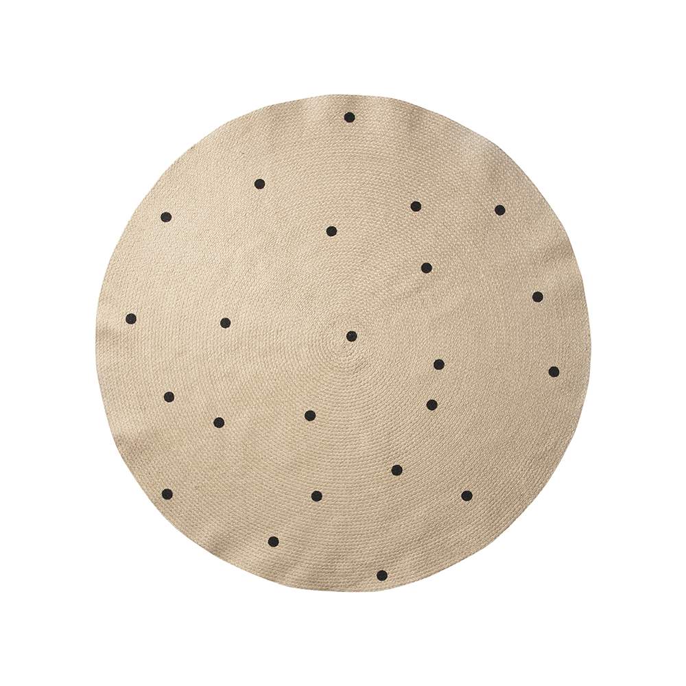 Jutematta rund 130 cm prickar Ferm Living