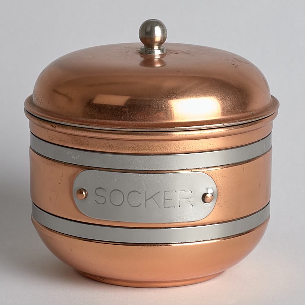 Vintage - SÅLD Sockerskål i Koppar