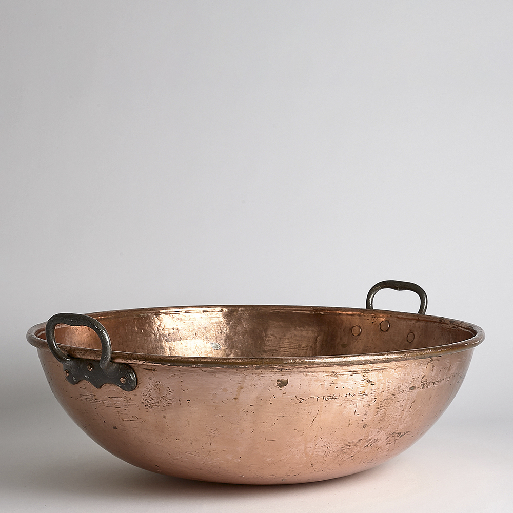 Vintage - SÅLD Kopparkärl med handtag 51 cm