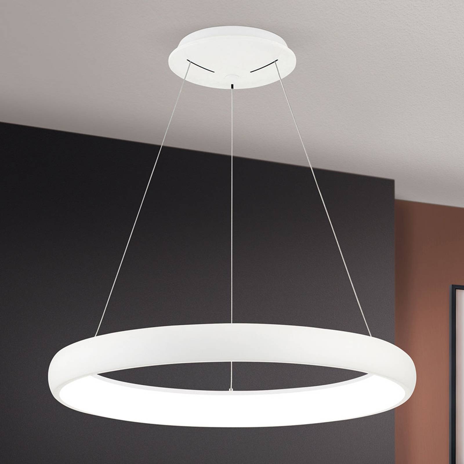 LED-hänglampa Venus i ringform