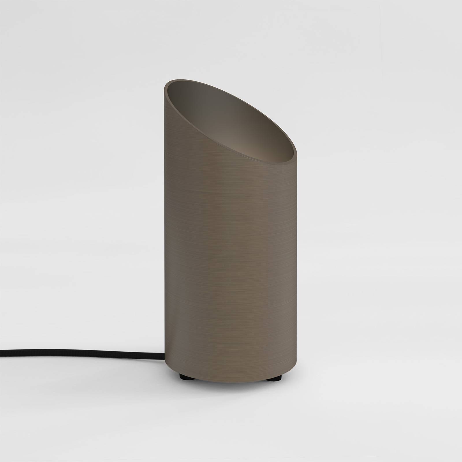 Astro Cut bords- och golvlampa, nickel matt