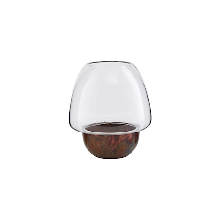 Ljusstake Gravity Järn/Glas