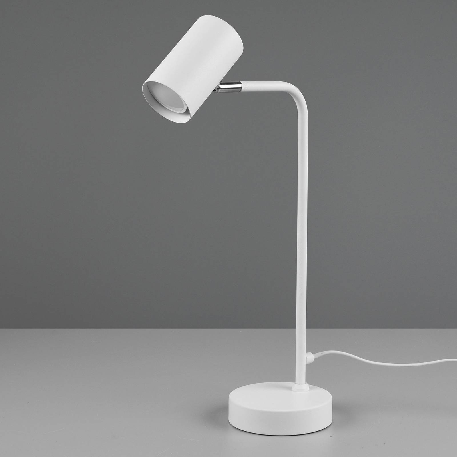 Bordslampa Marley, vit matt