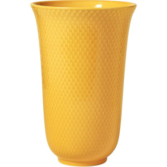 Lyngby Porcelain - Rhombe Color Vas 20 cm Gul